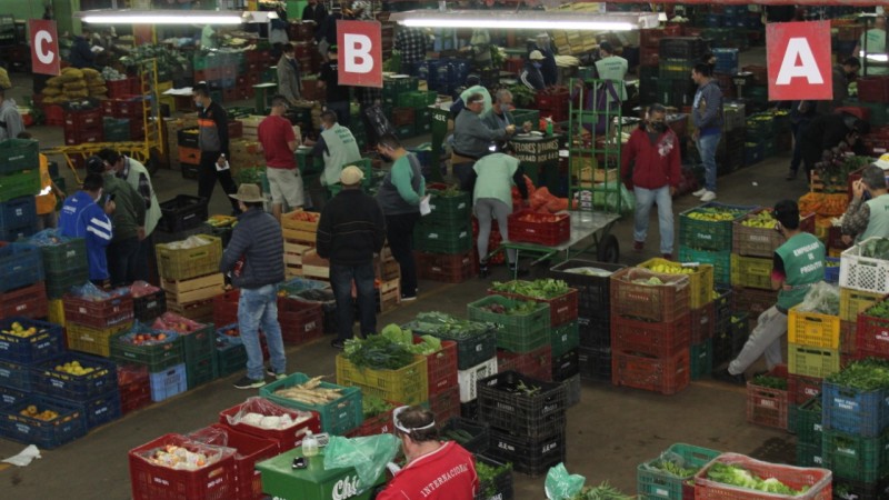 A comercialização da Ceasa em 2019 foi de R$ 1,5 bilhão, um aumento de 21,51% em relação a 2018