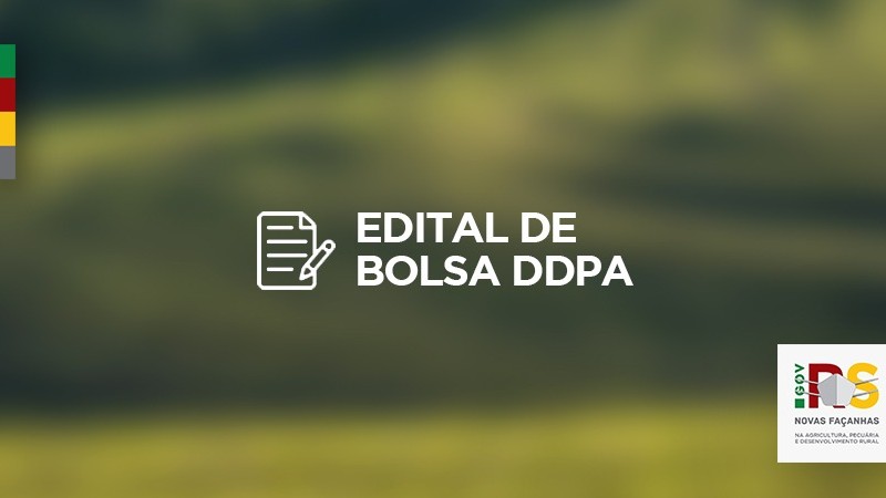 Edital de Bolsa DDPA