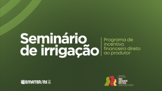 card seminário de irrigação