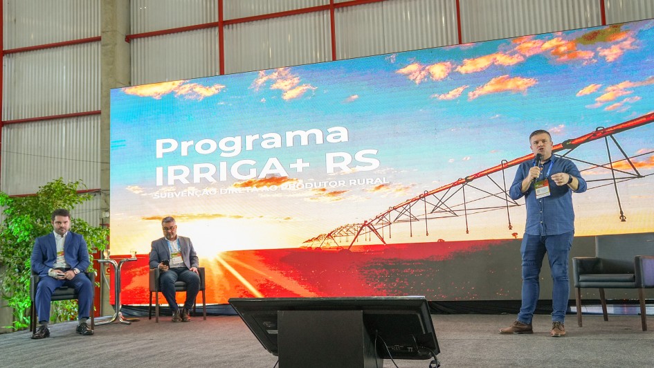 O subsecretário de Irrigação da Seapi, Paulinho Salerno, falou sobre o Programa Irriga+ RS